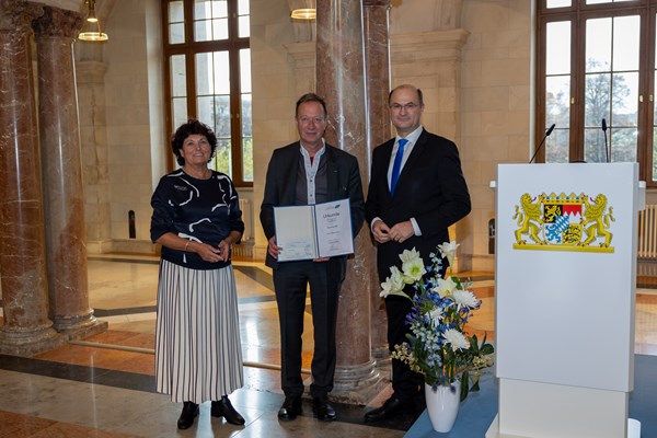 Finanz- und Heimatminister Albert Füracker übergibt die Kultur-, Sozial- und Umweltpreise 2024 der Bayerischen Landesstiftung